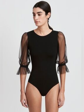 Marcella NYC Bellerose BodysuitSustainable European Jersey Mesh XS